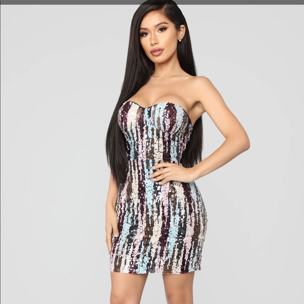 NWOT Sequin mini dress! Perfect for New Year!